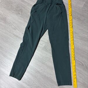 Women’s Dark Teal Elastic Waist Track Joggers
